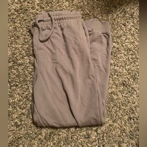 GARAGE Tan Sweatpants- Used